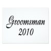 Groomsman 2010 card