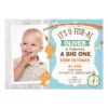 It's O Fish Al Photo 1st Birthday Invitation