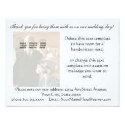 Las Vegas Thank You Newlyweds Card - Image 2