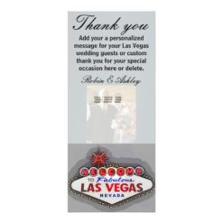 Las Vegas Thank You Photo Cards