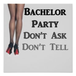 Last Fling fun bachelor party Card