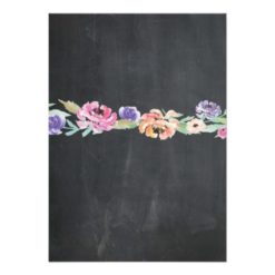 Lingerie Shower Bridal Party Chalk Floral Invite - Image 2