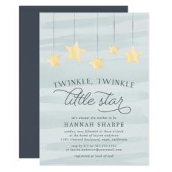 Little Star Baby Shower Invitation | Mint