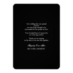 Love & Thanks Photo Collage Wedding Thank You Card - Image 2