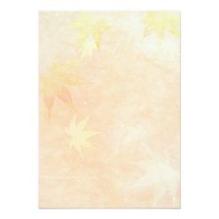 Maple Leaf Wedding Rehearsal Dinner Card - Image 2