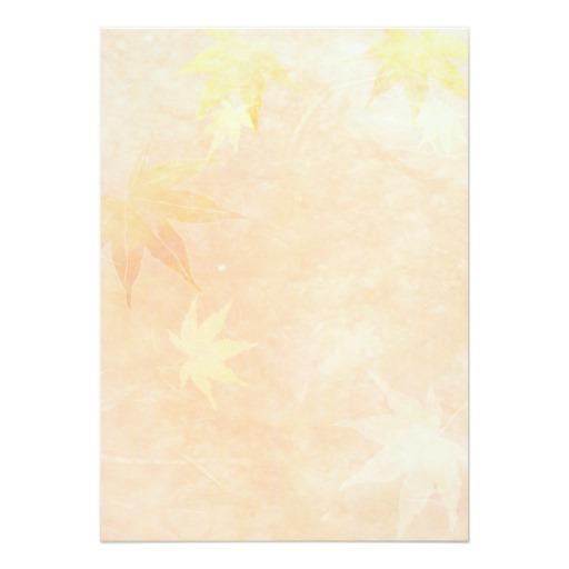 Maple Leaf Wedding Rehearsal Dinner Card - Image 2