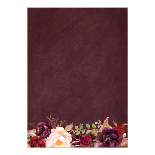 Marsala Floral String Lights Lace Rehearsal Dinner Card - Image 2