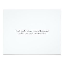 Matron Of Honor Thank You | Bridesmaid Card - Image 2