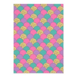 Mermaid Baby Shower Invitation Pink Gold Shower - Image 2