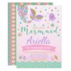 Mermaid Birthday Invitation Under The Sea Party