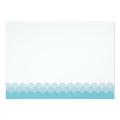 teal aqua purple card