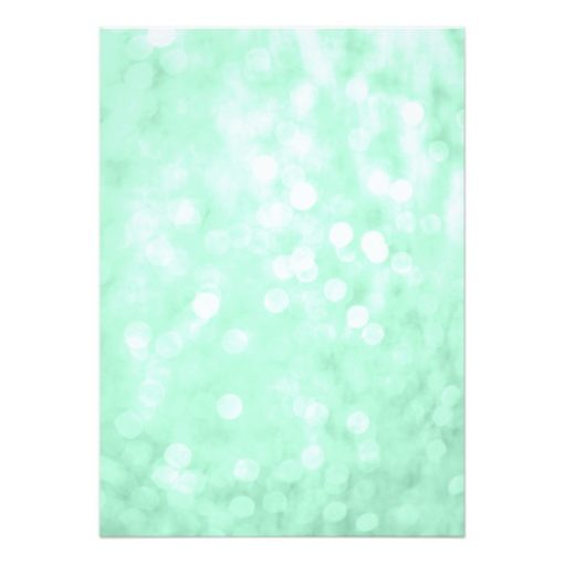 Mint Gold Faux Glitter Lights Sweet 16 Birthday Card - Image 2