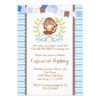 Mod Monkey Boy Birthday Invitation