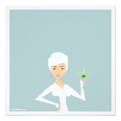 Modern Bride Bachelorette Spa Party  Invitation - Image 2