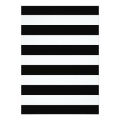 Modern Chic Black & White Wedding Rehearsal Dinner Card - Image 2