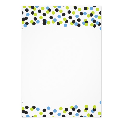 Modern Confetti Kitchen Bridal Shower Invitations - Image 2