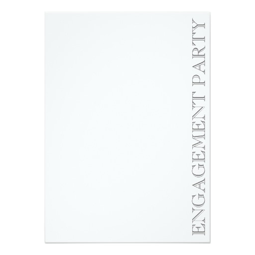 Modern Stripes Engagement Party Photo Invitation - Image 2
