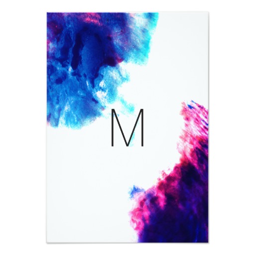 Modern Watercolor Smudges Thank You Cards - Image 2
