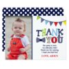 Mr. ONEderful Birthday Thank You Card with Photo