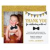 Mr. ONEderful Birthday Thank You Card with Photo