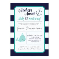 Nautical Baby Shower Invitation