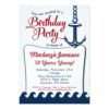 Nautical Birthday Invitation Adult Men Ladies
