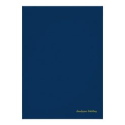 Navy Gold Multi-photo Wedding Thank You Cards - Image 2