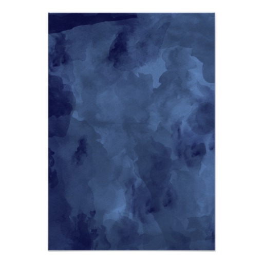 Navy Watercolor Bohemian Rehearsal Dinner Card - Image 2
