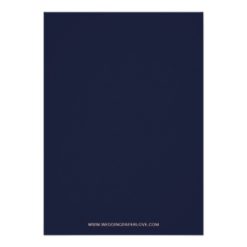Navy and Rose Gold Elegant Script Rehearsal Dinner Card - Image 2