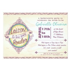 New Orleans Bachelorette Party Invitation
