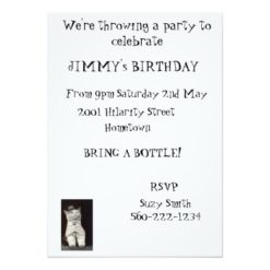 Party Cat Invitation Card - Image 2
