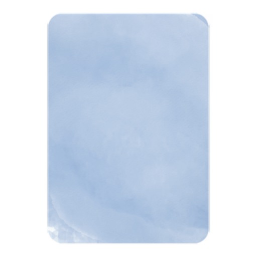 Pastel Blue Watercolor Rehearsal Dinner Invites - Image 2