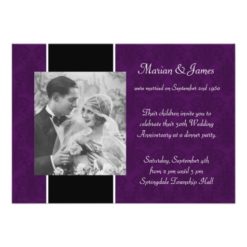 Photo 50th Wedding Anniversary Party Card