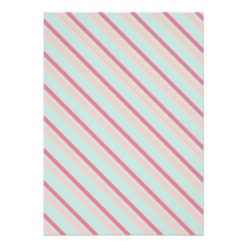 Pink Blue Vintage Flower Bridal Shower Invitation - Image 2