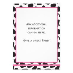 Pink Cow Print Cowgirl Bachelorette Party Invite - Image 2