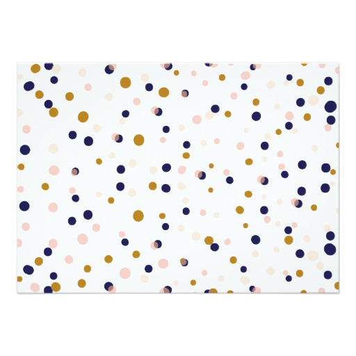 Pink & Gold Confetti Rehearsal Dinner Invitation - Image 2