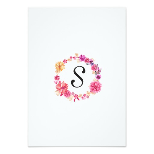 Pink Orange Watercolor Garden Thank You Cards - Image 2
