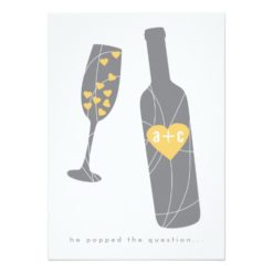 Pop the Question Engagement Party Invitation