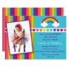 Rainbow 1st Birthday Card