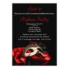 Red Masquerade Sweet 16 Birthday Invitation