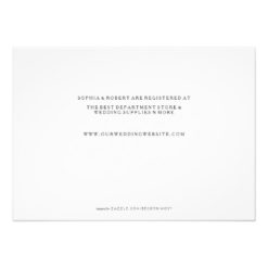 Rehearsal Dinner Invitation Black on Custom Color - Image 2