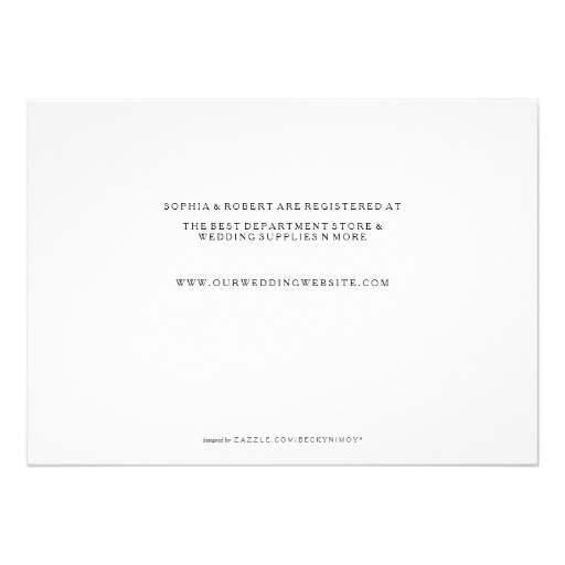 Rehearsal Dinner Invitation Black on Custom Color - Image 2