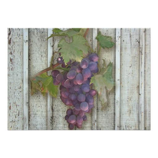 Rehearsal Dinner Party Red Wine Wood Fence Theme Card - Image 2