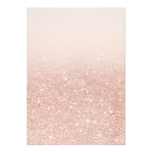 Rose gold faux glitter pink bachelorette party card - Image 2