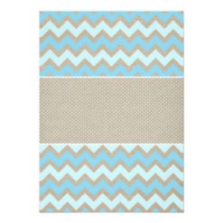 Rustic Blue Baby Sprinkle Invite / boy baby shower - Image 2