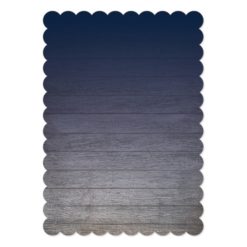 Rustic Nautical Blue Gold Engagement Party Card - Image 2