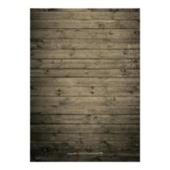 Rustic Wood Floral Lantern Lights Rehearsal Dinner Card - Image 2