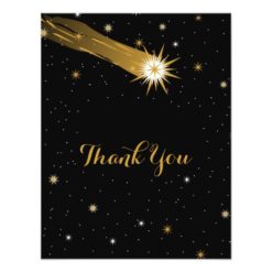 Shooting Star Romantic Thank You Card