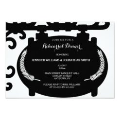 Sign Wreath Rehearsal Dinner Invitations