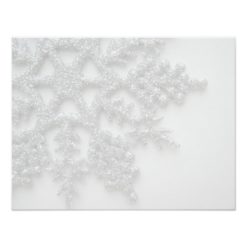 Silver Snowflakes Thank You Card - Image 2
